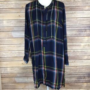 Old Navy Women’s Long Sleeve Plaid Tunic